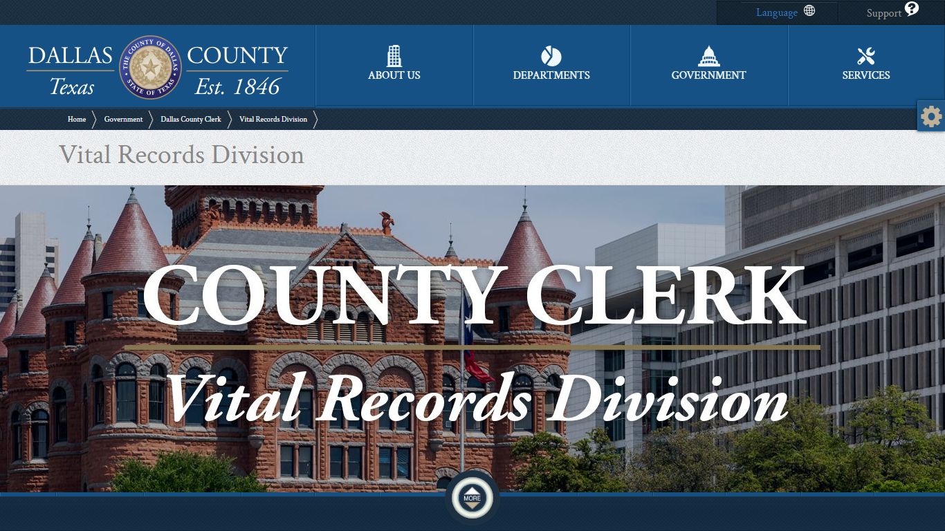 Vital Records Division - Public Record Search - Dallas County